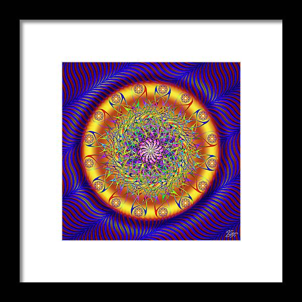 Endre Framed Print featuring the photograph Sacred Geometry 649 by Endre Balogh