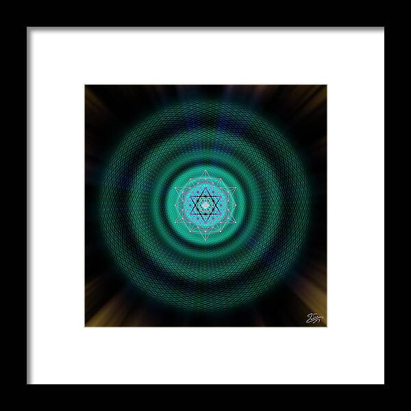 Endre Framed Print featuring the photograph Sacred Geometry 651 by Endre Balogh