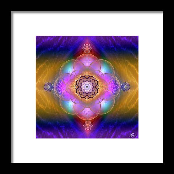 Endre Framed Print featuring the photograph Sacred Geometry 669 by Endre Balogh