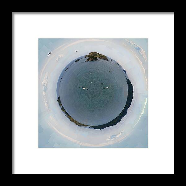 Sacred Planet Framed Print featuring the photograph Sacred Planet - rainbow warrior _NZ by Michele Cazzani