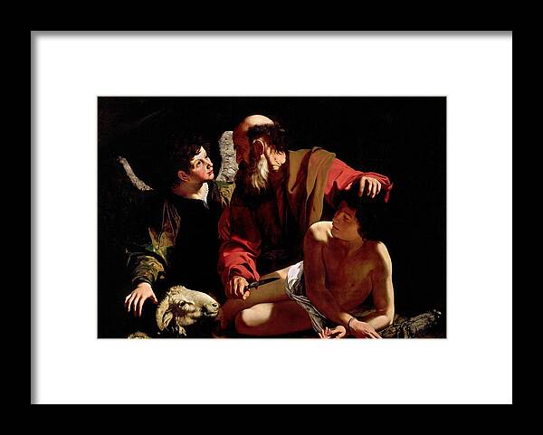 Sacrifice Of Isaac (caravaggio) Abstract Art Canvas Abstract Art Canvas Prints Abstract Art Ceramics Abstract Art Characteristics Abstract Art Cheap Abstract Art Circles Abstract Art Classes Abstract Art Collage Abstract Art Colorful Abstract Art Coloring Pages Framed Print featuring the painting Sacrifice of Isaac Caravaggio by Celestial Images