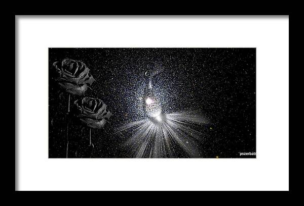 Beauty Framed Print featuring the digital art Sadnesses Are Beauties Erased By Suffering by Paulo Zerbato
