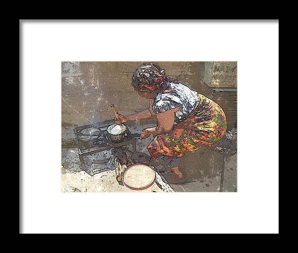 Africa Framed Print featuring the photograph Sadza by Al Harden