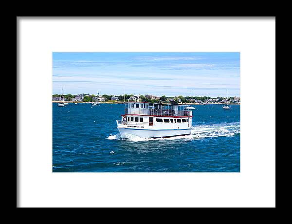 Boat Framed Print featuring the photograph Ferry Series 46 by Carlos Diaz