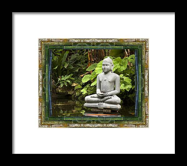 Mandalas Framed Print featuring the photograph Sage of Peace by Bell And Todd