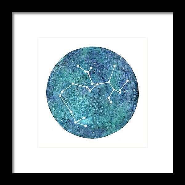 Sagittarius Framed Print featuring the painting Sagittarius by Stephie Jones