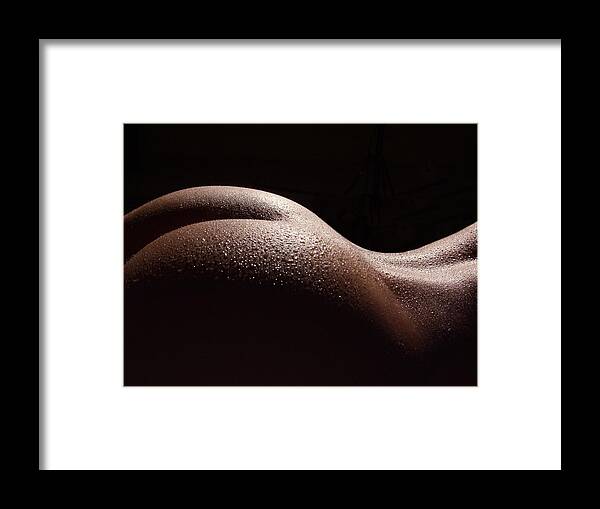Nude Framed Print featuring the photograph Sahara by David Quinn