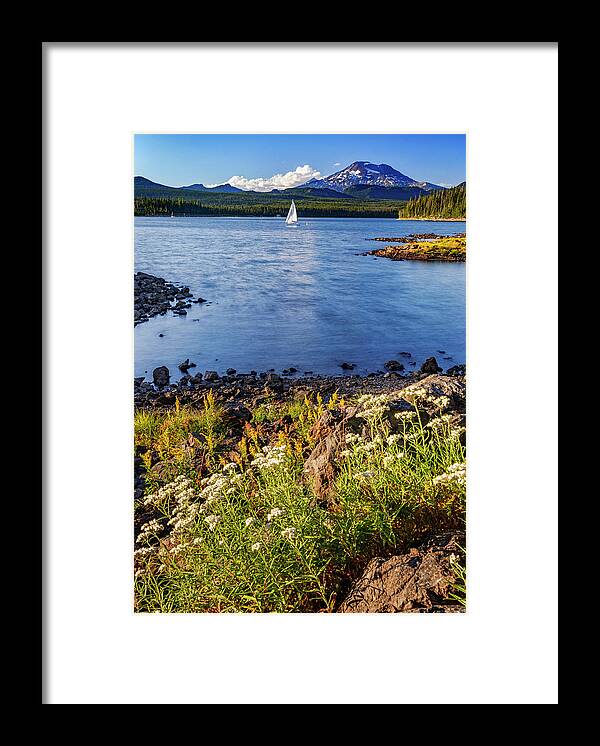 Sailing Framed Print featuring the photograph Sail Away by Cat Connor