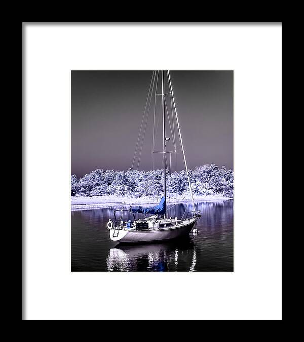 Boat Framed Print featuring the photograph Sailboat 09 by Hayden Hammond