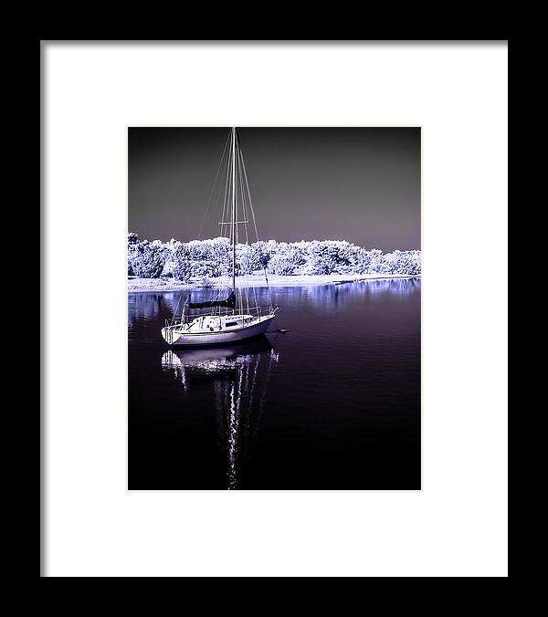 Boat Framed Print featuring the photograph Sailboat 18 by Hayden Hammond
