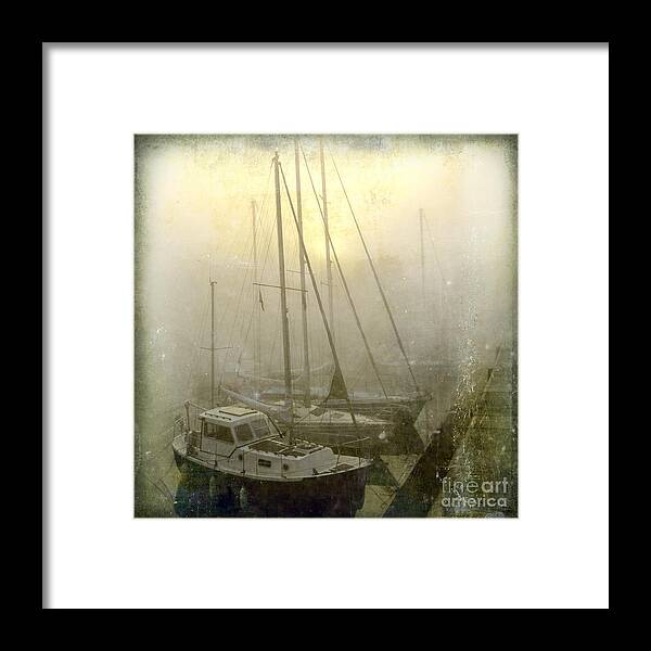 Boat Framed Print featuring the photograph Sailboats in Honfleur. Normandy. France by Bernard Jaubert