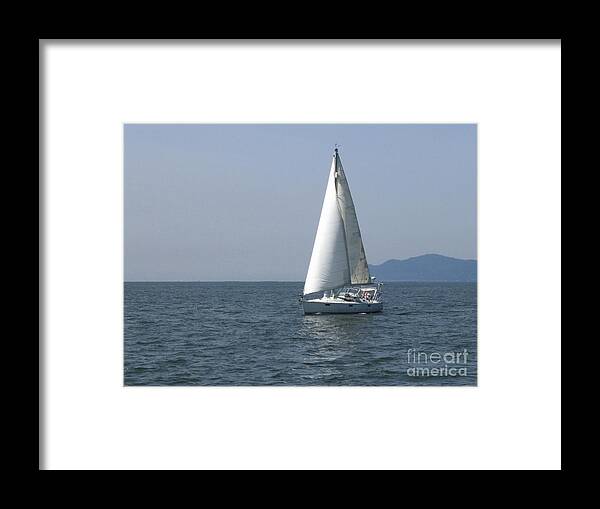 Sail Framed Print featuring the photograph Sailing Away by Vivian Martin