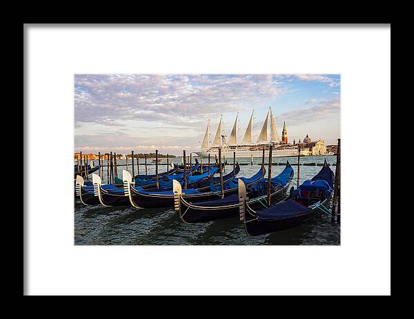 Venice Framed Print featuring the photograph Sailing from Venice by David Kay