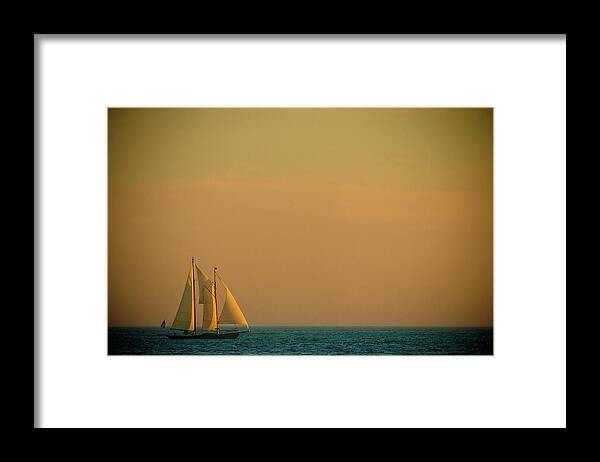 Boat Framed Print featuring the photograph Sails by Sebastian Musial