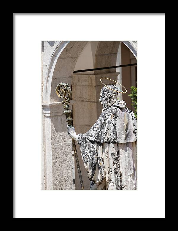 Abbazia Di Montecassino Framed Print featuring the photograph Saint Benedict by Joseph Yarbrough