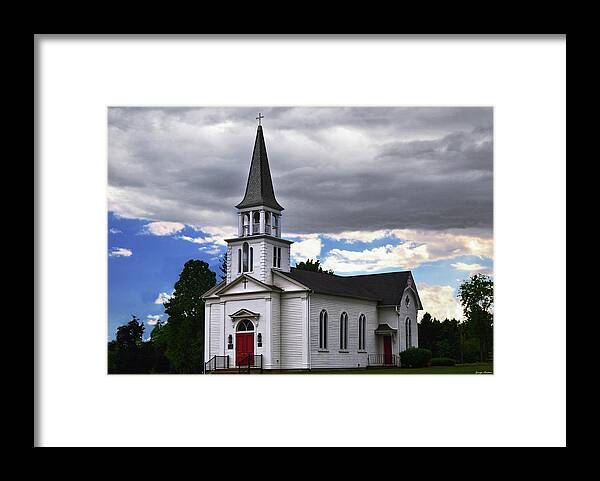 Church Framed Print featuring the photograph Saint James Episcopal Church 001 by George Bostian