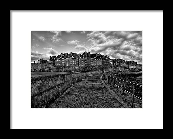 Stemalo Framed Print featuring the photograph Saint Malo, France by Hugh Smith
