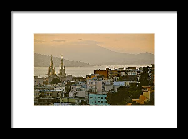 Saints Peter And Paul Church Framed Print featuring the photograph Saints Peter and Paul Spires by Eric Tressler