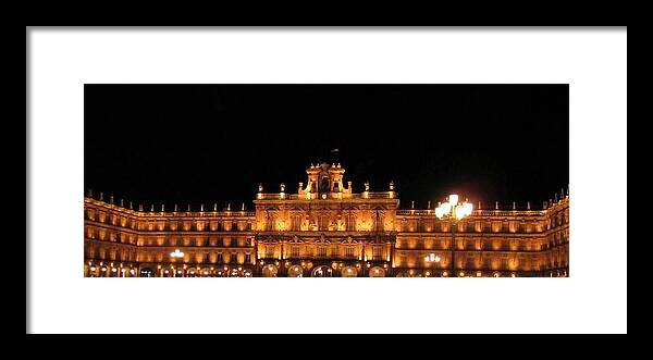  Framed Print featuring the photograph Salamanca Plaza IV Spain by John Shiron