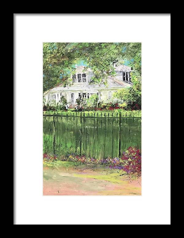 Slidell Framed Print featuring the painting Salmen Fritchie House aka The Patton House by Robin Miller-Bookhout