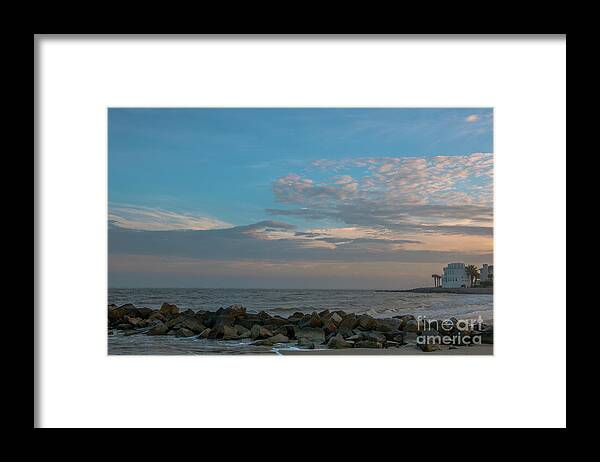 Breach Inlet Framed Print featuring the photograph Salty Air over Breach Inlet by Dale Powell