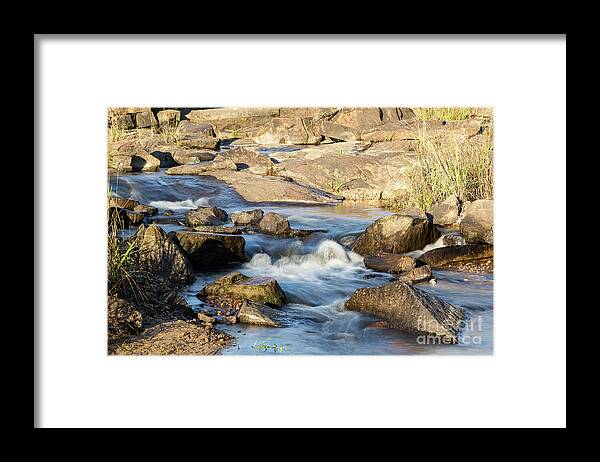 Saluda Framed Print featuring the photograph Saluda River Rapids - 4 by Charles Hite