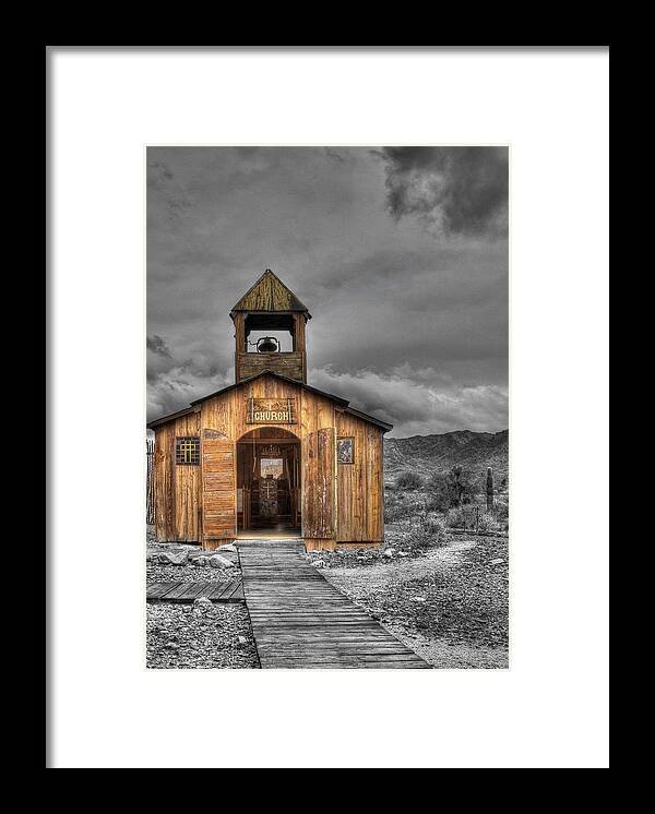 Ghost Town Framed Print featuring the photograph Salvation by David Wagner
