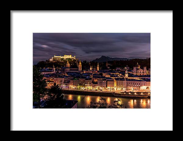 Travel Framed Print featuring the photograph Salzburg Austria by David Morefield