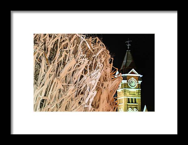 William J Samford Hall Framed Print featuring the photograph Samford Hall and Rolling Toomer's by JC Findley