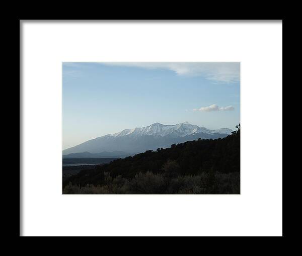 Mountain Framed Print featuring the photograph San De Cristo Mountains by Allison Jones