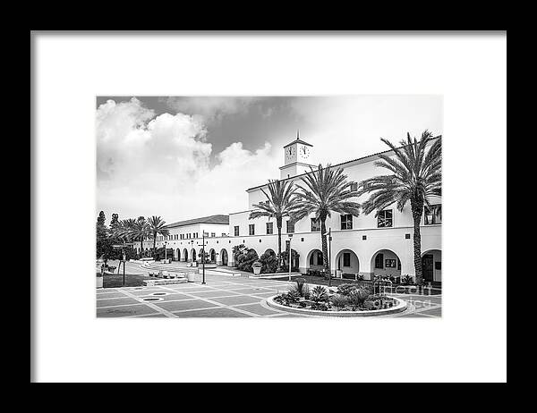 American Framed Print featuring the photograph San Diego State University Student Services Building by University Icons