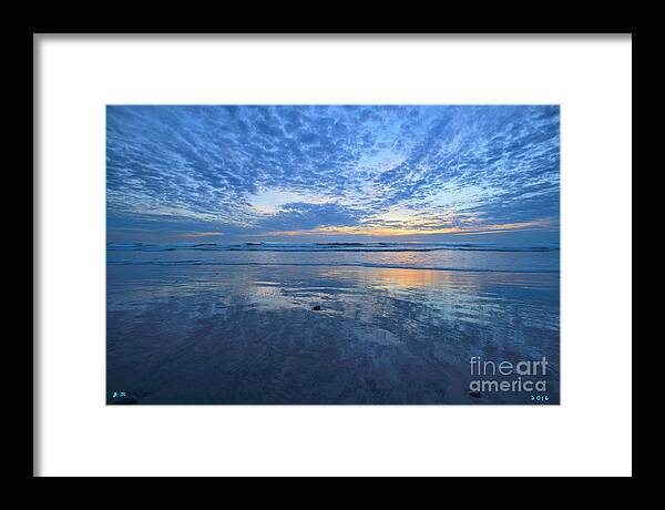 Cardiff By The Sea Framed Print featuring the photograph Blue Heaven by John F Tsumas