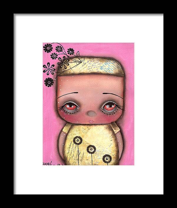 Abril Andrade Griffith Framed Print featuring the painting San Fairy by Abril Andrade