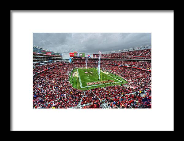 Mark Whitt Framed Print featuring the photograph San Francisco 49ers Levi's Stadium by Mark Whitt