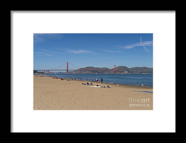 San Francisco Framed Print featuring the photograph San Francisco California Crissy Field East Beach DSC3088 by Wingsdomain Art and Photography