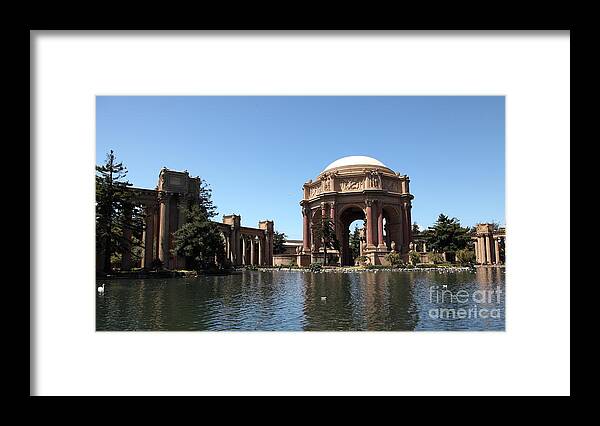 San Francisco Framed Print featuring the photograph San Francisco Palace of Fine Arts - 5D18061 by Wingsdomain Art and Photography