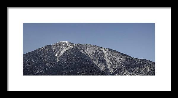 Pick Framed Print featuring the photograph San Gabriel Mountains by Viktor Savchenko