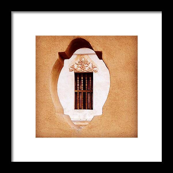 Windows Framed Print featuring the photograph San Xavier Del Bac #mission In Tucson by John Wagner