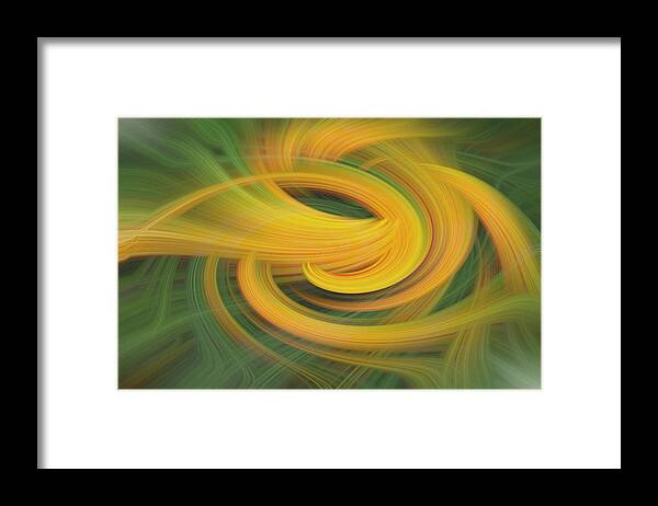 Abstract Framed Print featuring the digital art Sanction Support by Linda Phelps
