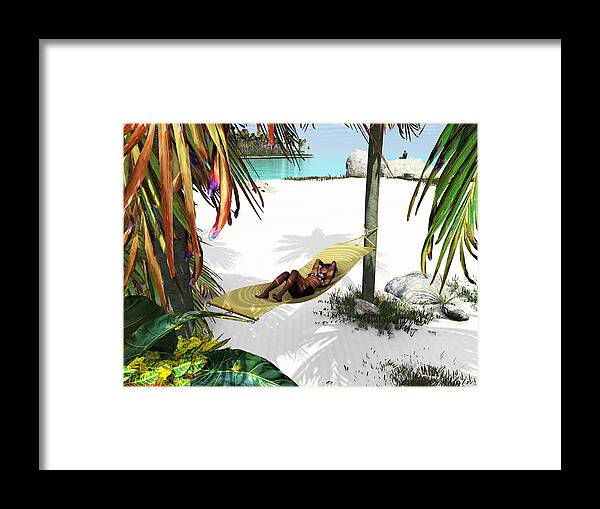3d Framed Print featuring the painting Sand and Time by Williem McWhorter