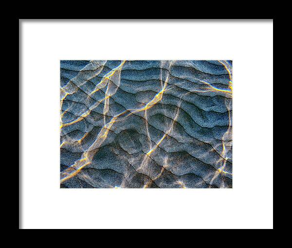 Sand Framed Print featuring the photograph Sand Design by Christopher Johnson
