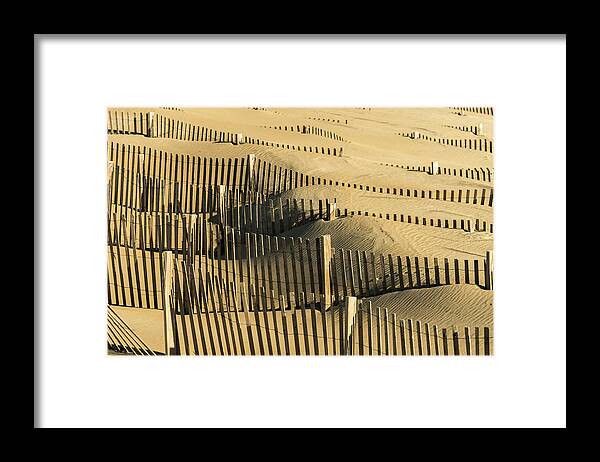 Landscapes Framed Print featuring the photograph Sand Dunes of the Outer Banks by Donald Brown
