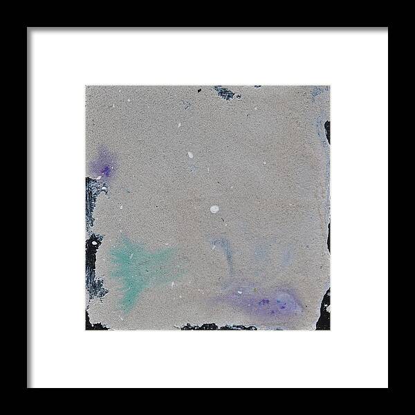 Abstract Framed Print featuring the painting Sand Tile AM214152 by Eduard Meinema