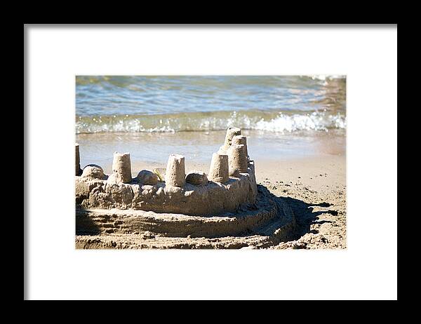 Sand Framed Print featuring the photograph Sandcastle by Lisa Knechtel