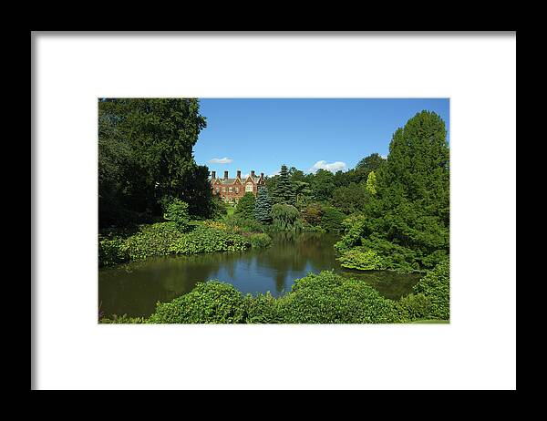 Sandringham Framed Print featuring the photograph Sandringham House and grounds by Paul Cowan