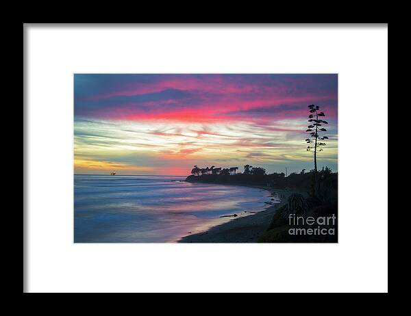 Sands Beach Goleta Framed Print featuring the photograph Sands Beach Goleta by Mitch Shindelbower