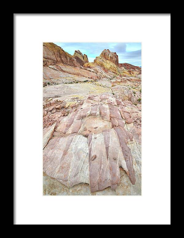 Let Me Know If You Do Decide To Go. I'll Tell You Where All The Good Spots Are Framed Print featuring the photograph Sandstone Bear Claw in Valley of Fire by Ray Mathis