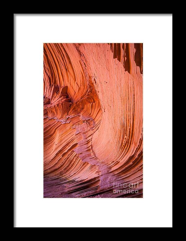 America Framed Print featuring the photograph Sandstone Cosmos by Inge Johnsson