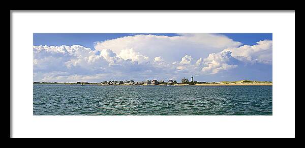 Sandy Neck Framed Print featuring the photograph Sandy Neck Cottage Colony by Charles Harden