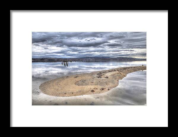 Sand Bar Framed Print featuring the photograph Sandy Point by John Meader